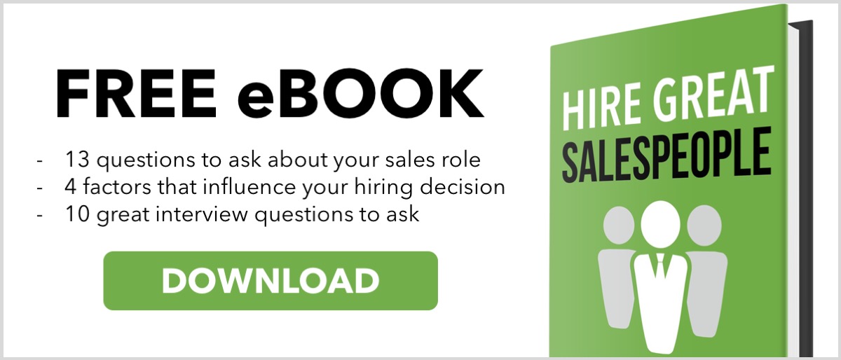Free eBook - Hire Great Salespeople